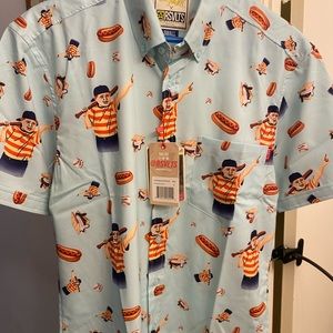 RSVLTS “The Sandlot” Short Sleeve Shirt. The Great Hambino, New, Size Small